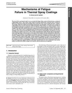 Journal of Thermal Spray Technology 2002. Vol. 11, №03