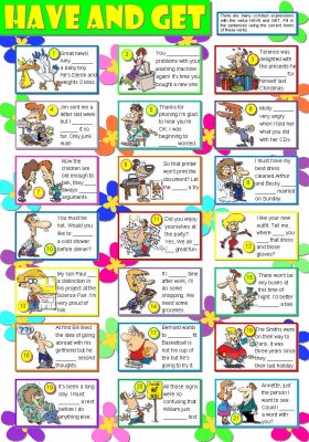 Have and Get (worksheet)