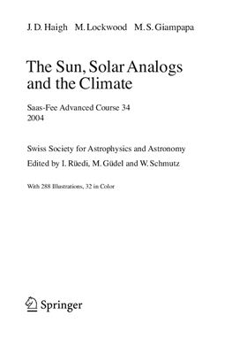 Haigh J.D., Lockwood M., Giampapa M.S.The Sun, Solar Analogs and the Climate
