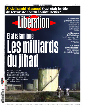 Libération 2015 №10731 Novembre 20