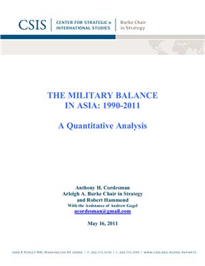 The Military Balance in Asia 1990-2011
