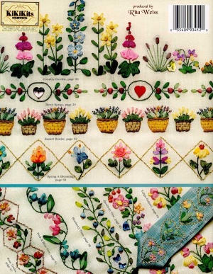 Deanna Hall West. Вышивка шелковыми лентами: Encyclopedia of Ribbon Embroidery Borders
