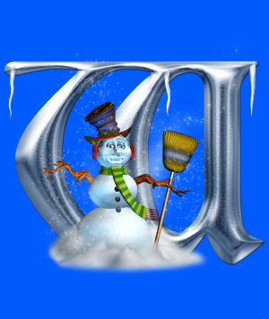Frosty Alphabet