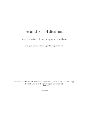 Atlas of Eh-pH diagrams. Intercomparison of thermodynamic databases