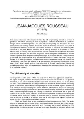 Jean-Jacques Rousseau (1712-78)