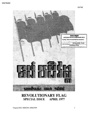 Revolutionary Flag 1977. Special Issue