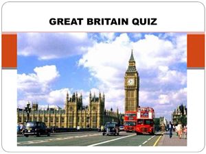 Great Britain Quiz