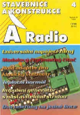 Stavebnice a konstrukce A Radio 1999 №04