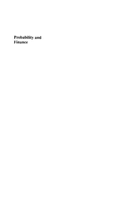 Shafer G., Vovk V. Probability and finance: it's only a game!