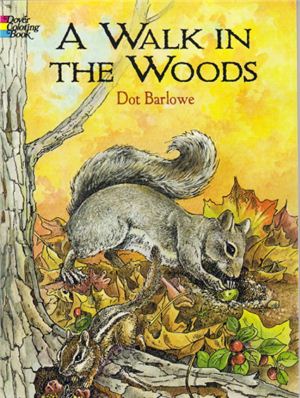 Barlowe Dot. A Walk in the Woods. Coloring Book