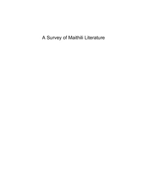 Chaudhary Radhakrishna. A Survey of Maithili Literature