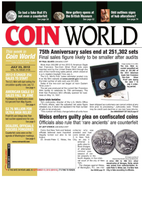 Coin World 2012.07.23