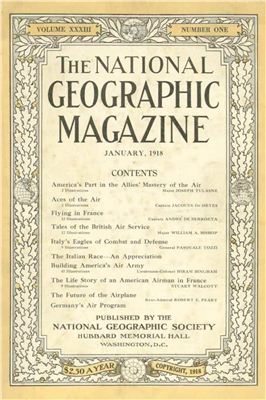 National Geographic Magazine 1918 №01