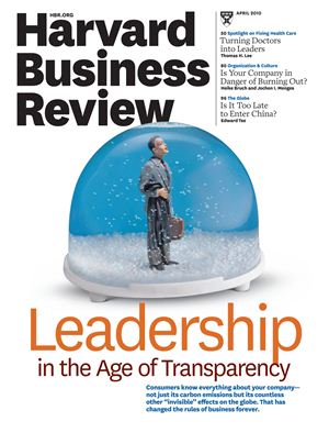Harvard Business Review 2010 №04 April