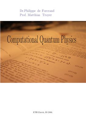 De Forcrand P., Troyer M. Computational Quantum Physics