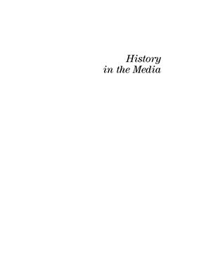 Niemi Robert. History in the Media: Film and Television