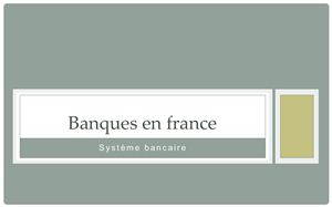 Banques en France