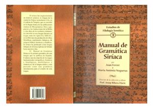 Ferrer J., Nogueras M.A. Manual de Gramática Siríaca