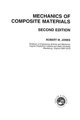 Jones R.M. Mechanics of Composite Materials