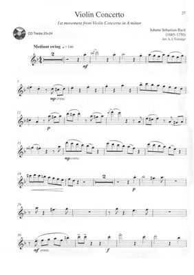 Сборник классических произведений для флейты в джазовой обработке