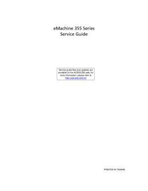 EMachines 355 Service Guide