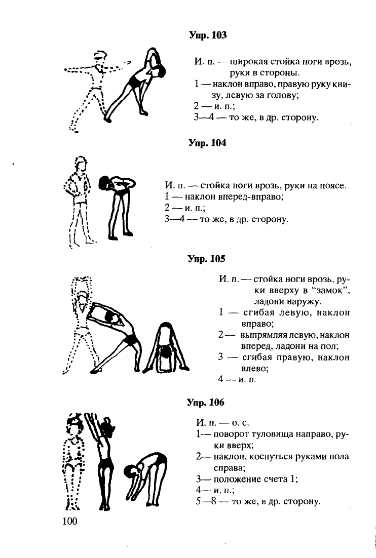 Легкие гимнастические упражнения картинки