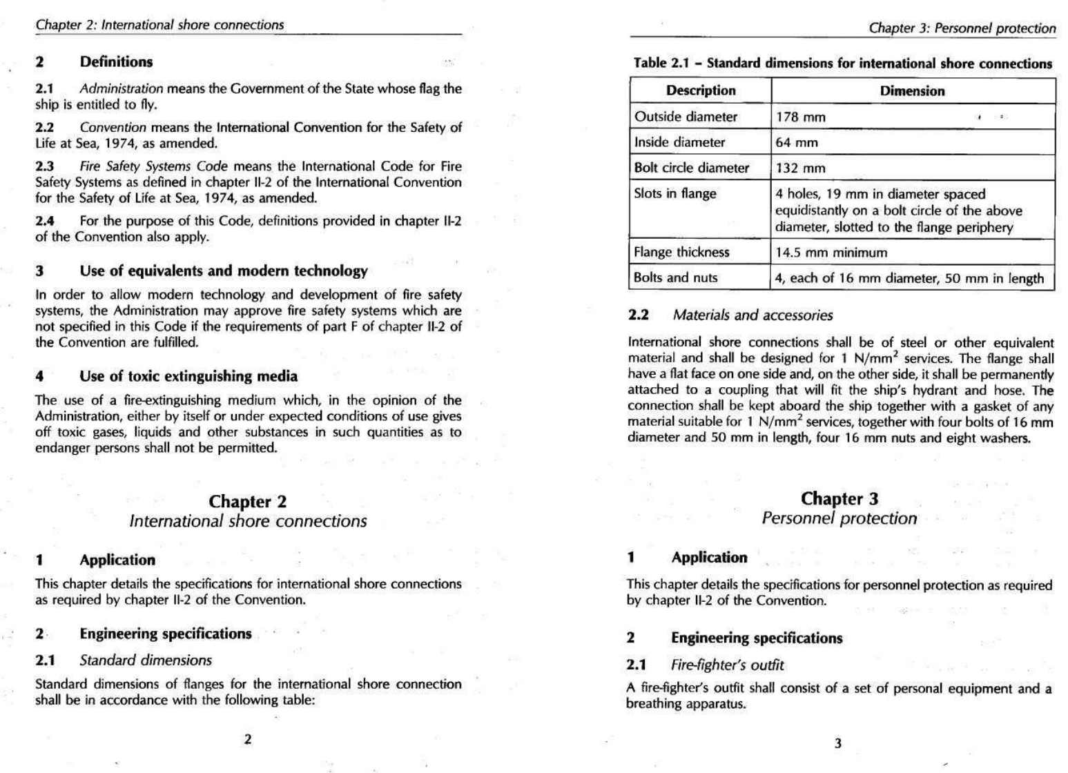 Imo Fss Code International Code For Fire Safety Systems 2007 